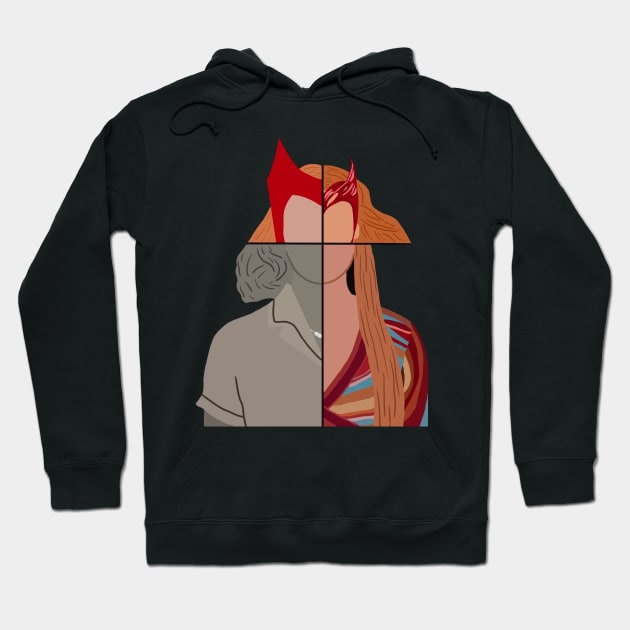 Split Wanda Hoodie by CalliesArt